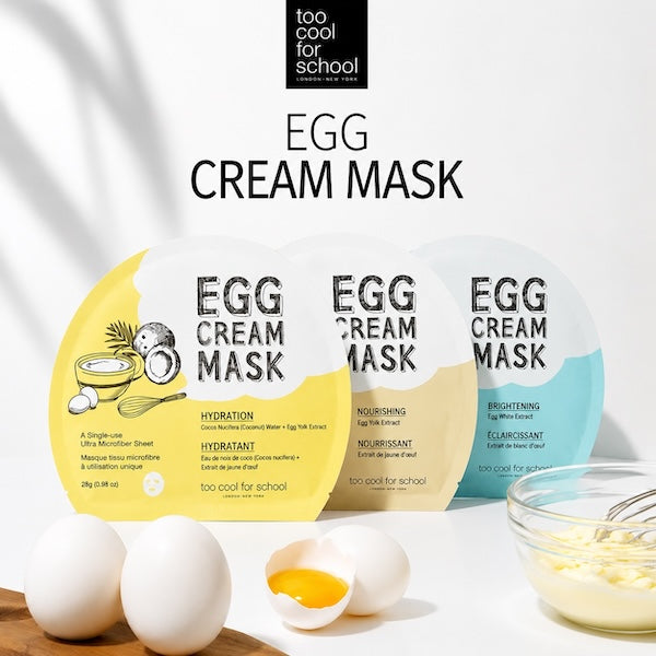 Too Cool For School - Egg Cream Mask (Pore Tightening)