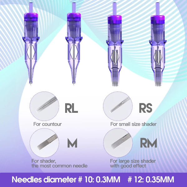 Mast PRO Mixed Size Cartridge Needles - PMU, Numbing Cream & Beauty Products to Canada | USA | Australia | Austria | Denmark | UK | France | Germany | Ireland | Italy | Netherlands | New Zealand...