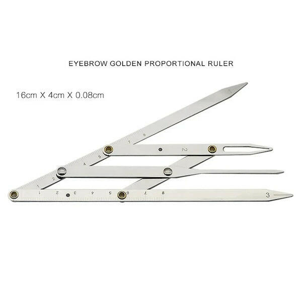 Triangle Eyebrow Measurement Ruler - PMU, Numbing Cream & Beauty Products to Canada | USA | Australia | Austria | Denmark | UK | France | Germany | Ireland | Italy | Netherlands | New Zealand...