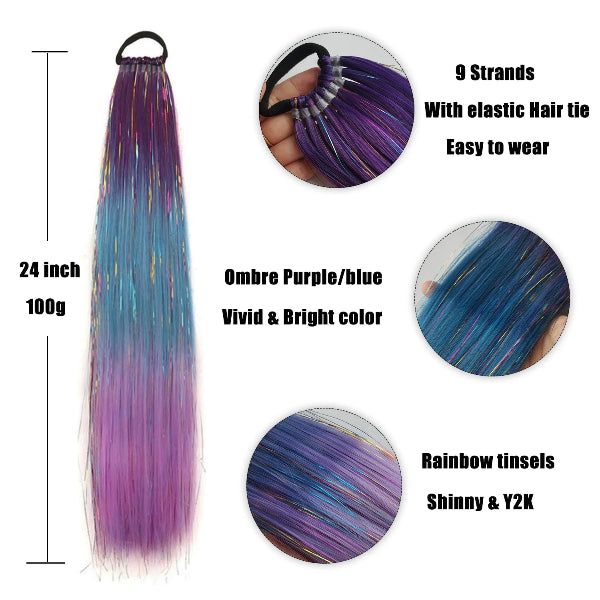Colored Straight Ponytail Extensions - PMU, Numbing Cream & Beauty Products to Canada | USA | Australia | Austria | Denmark | UK | France | Germany | Ireland | Italy | Netherlands | New Zealand...