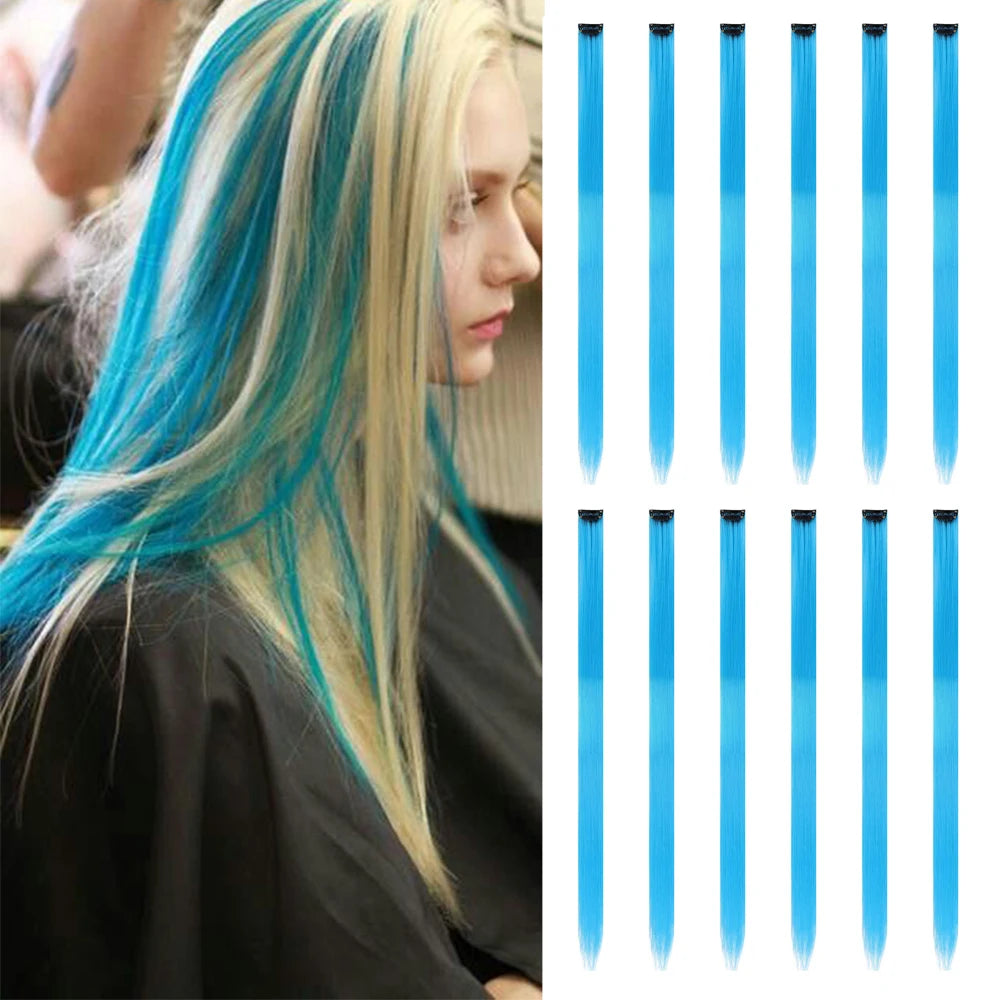 Mixed or Single-Colored Hair Extensions