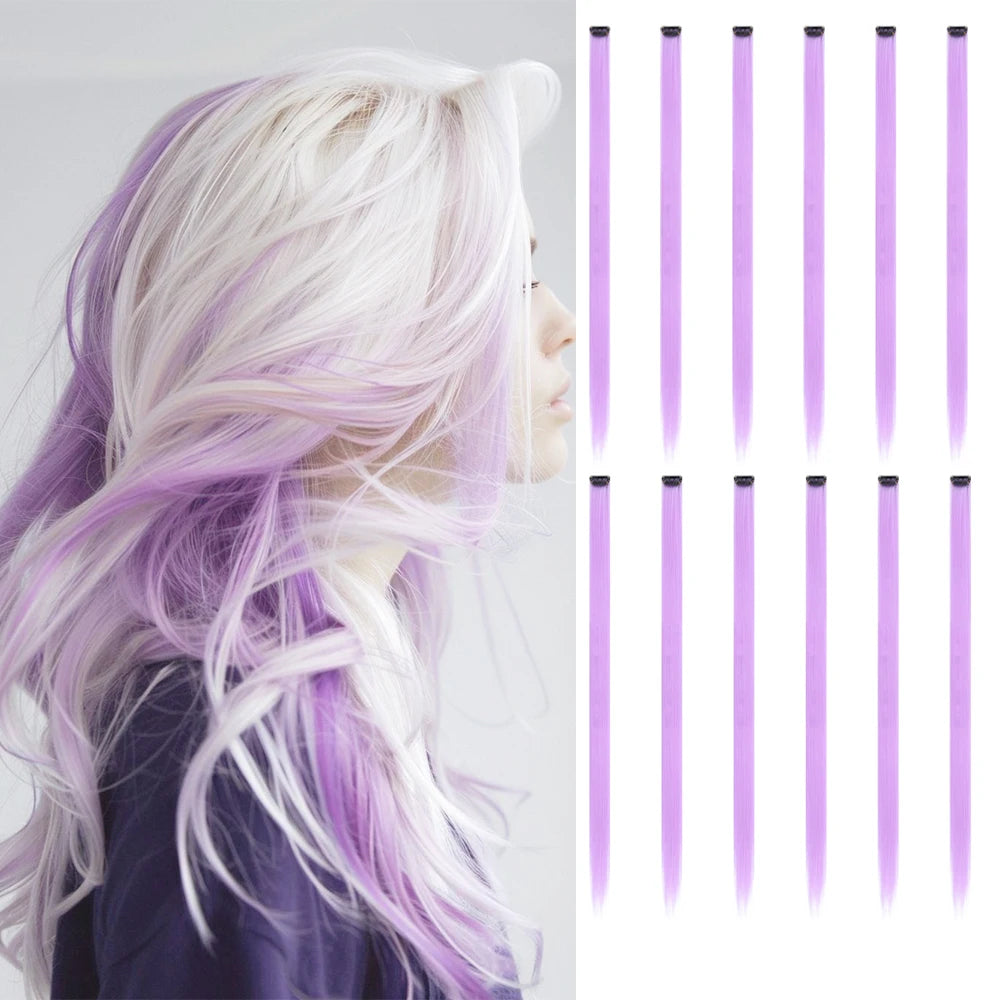 Mixed or Single-Colored Hair Extensions