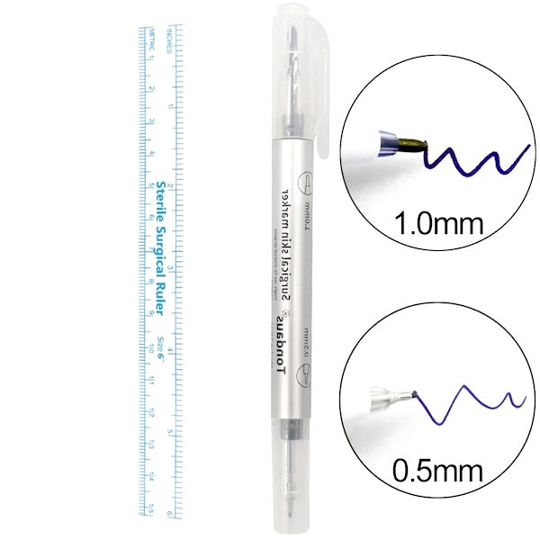 Surgical Skin Marker Eyebrow Tattoo Marker - PMU, Numbing Cream & Beauty Products to Canada | USA | Australia | Austria | Denmark | UK | France | Germany | Ireland | Italy | Netherlands | New Zealand...