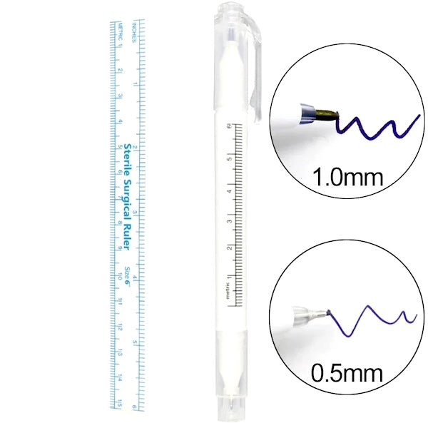 Surgical Skin Marker Eyebrow Tattoo Marker - PMU, Numbing Cream & Beauty Products to Canada | USA | Australia | Austria | Denmark | UK | France | Germany | Ireland | Italy | Netherlands | New Zealand...