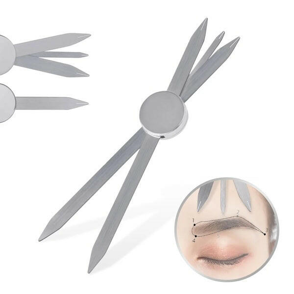 Three-Point Symmetrical Makeup Caliper Ruler - PMU, Numbing Cream & Beauty Products to Canada | USA | Australia | Austria | Denmark | UK | France | Germany | Ireland | Italy | Netherlands | New Zealand...