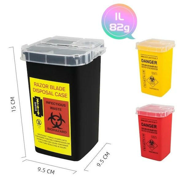 Sharps Waste Container - PMU, Numbing Cream & Beauty Products to Canada | USA | Australia | Austria | Denmark | UK | France | Germany | Ireland | Italy | Netherlands | New Zealand...