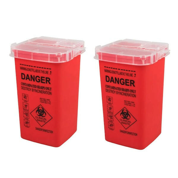 Sharps Waste Container - PMU, Numbing Cream & Beauty Products to Canada | USA | Australia | Austria | Denmark | UK | France | Germany | Ireland | Italy | Netherlands | New Zealand...