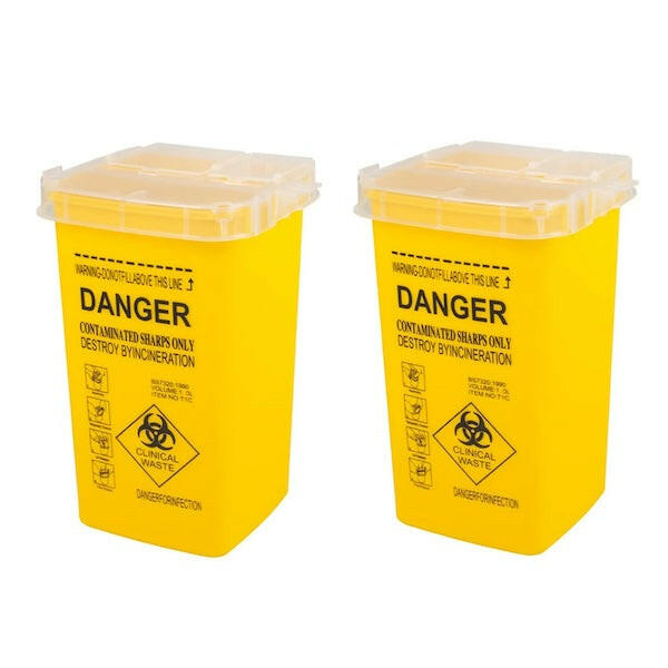 Sharps Waste Container - PMU, Numbing Cream & Beauty Products to Canada | USA | Australia | Austria | Denmark | UK | France | Germany | Ireland | Italy | Netherlands | New Zealand...