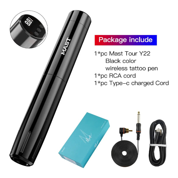Mast Tour Nano Y22 Wireless Machine Pen - PMU, Numbing Cream & Beauty Products to Canada | USA | Australia | Austria | Denmark | UK | France | Germany | Ireland | Italy | Netherlands | New Zealand...