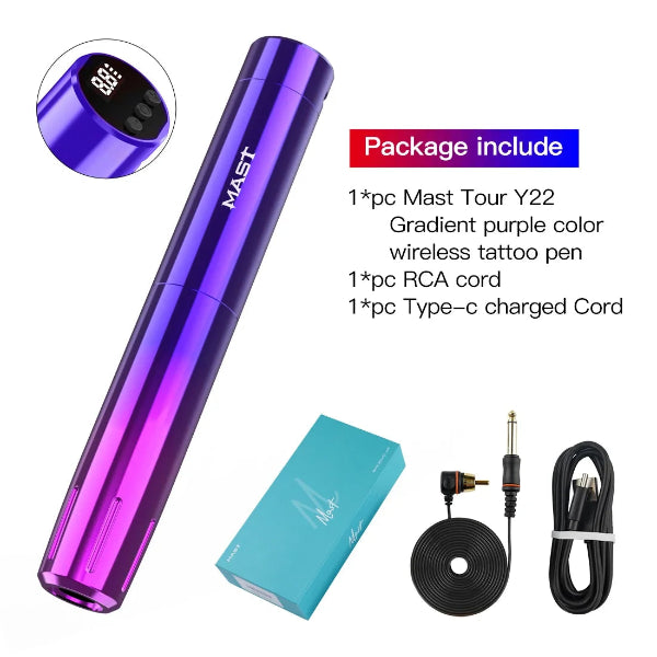 Mast Tour Nano Y22 Wireless Machine Pen - PMU, Numbing Cream & Beauty Products to Canada | USA | Australia | Austria | Denmark | UK | France | Germany | Ireland | Italy | Netherlands | New Zealand...