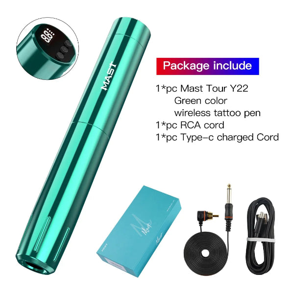 Mast Tour Nano Y22 Wireless Machine Pen - PMU, Numbing Cream & Beauty Products to Canada | USA | Australia | Austria | Denmark | UK | France | Germany | Ireland | Italy | Netherlands | New Zealand...