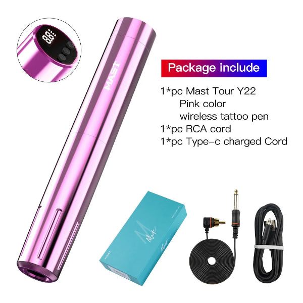 Mast Tour Nano Y22 Wireless Machine Pen - PMU, Numbing Cream & Beauty Products to Canada | USA | Australia | Austria | Denmark | UK | France | Germany | Ireland | Italy | Netherlands | New Zealand...