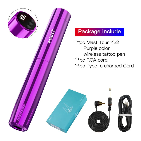Mast Tour Nano Y22 Wireless Machine Pen - PMU, Numbing Cream & Beauty Products to Canada | USA | Australia | Austria | Denmark | UK | France | Germany | Ireland | Italy | Netherlands | New Zealand...