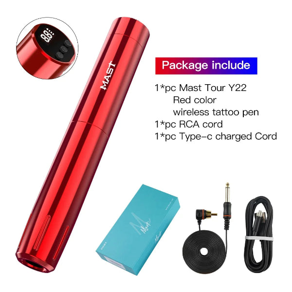 Mast Tour Nano Y22 Wireless Machine Pen - PMU, Numbing Cream & Beauty Products to Canada | USA | Australia | Austria | Denmark | UK | France | Germany | Ireland | Italy | Netherlands | New Zealand...