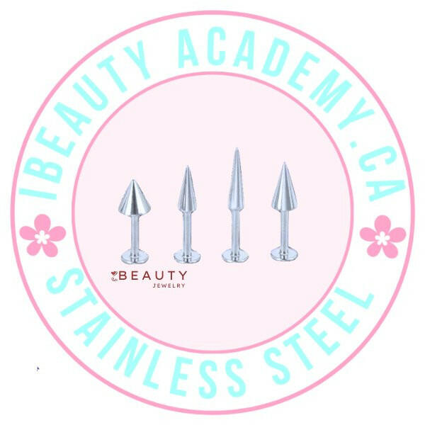 Earrings - Fashion Spike Flat Back - PMU, Numbing Cream & Beauty Products to Canada | USA | Australia | Austria | Denmark | UK | France | Germany | Ireland | Italy | Netherlands | New Zealand...