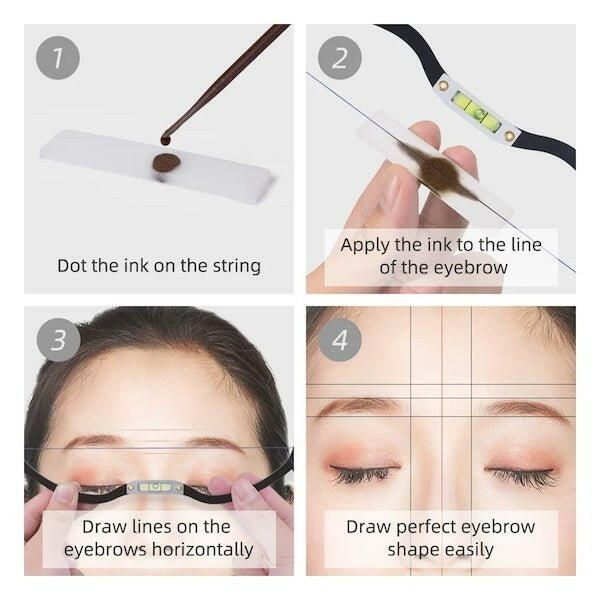Eyebrow Marker Ruler - PMU, Numbing Cream & Beauty Products to Canada | USA | Australia | Austria | Denmark | UK | France | Germany | Ireland | Italy | Netherlands | New Zealand...