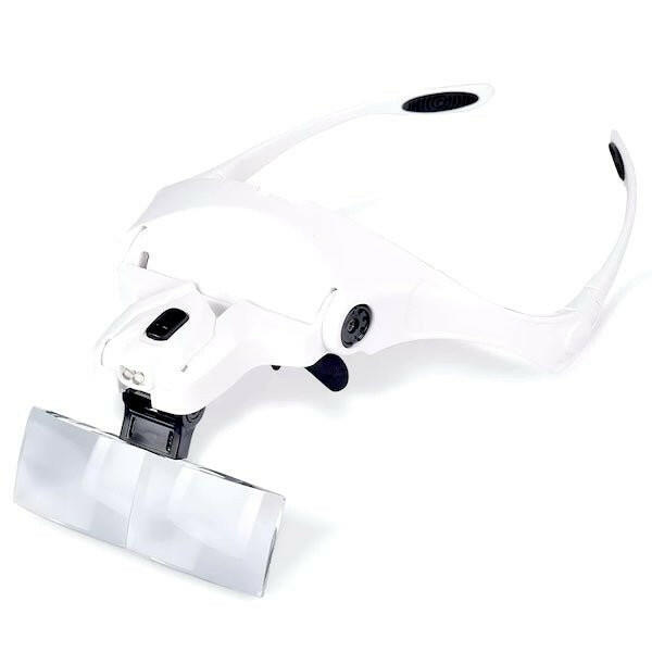 LED Head Magnifying Glasses Visor - PMU, Numbing Cream & Beauty Products to Canada | USA | Australia | Austria | Denmark | UK | France | Germany | Ireland | Italy | Netherlands | New Zealand...