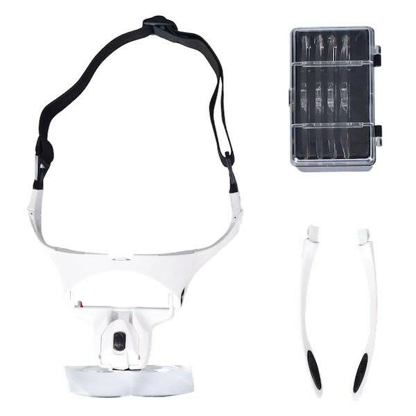 LED Head Magnifying Glasses Visor - PMU, Numbing Cream & Beauty Products to Canada | USA | Australia | Austria | Denmark | UK | France | Germany | Ireland | Italy | Netherlands | New Zealand...