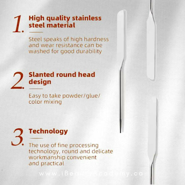 Stainless Steel Pigments Mixing Stick - PMU, Numbing Cream & Beauty Products to Canada | USA | Australia | Austria | Denmark | UK | France | Germany | Ireland | Italy | Netherlands | New Zealand...