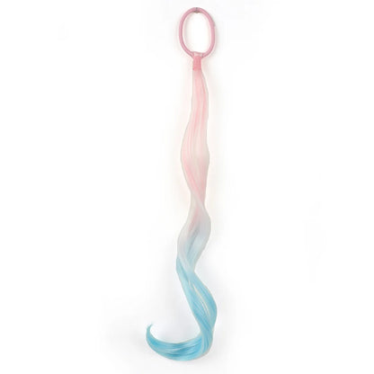 Colored Curly Ponytail Hair Extensions