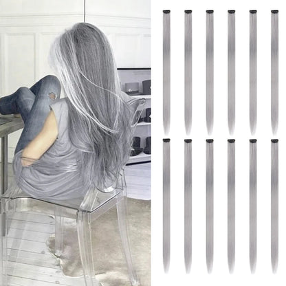 Mixed or Single-Colored Hair Extensions