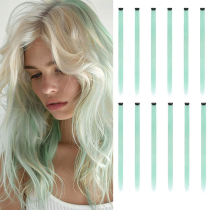 Mixed or Single-Colored Hair Extensions