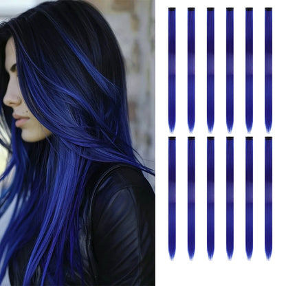Mixed or Single-Colored Hair Extensions