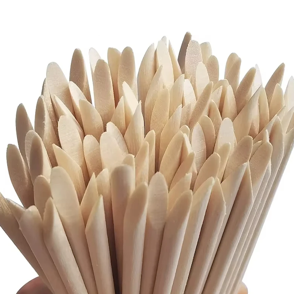 Wood Stick Nail Art Pushers