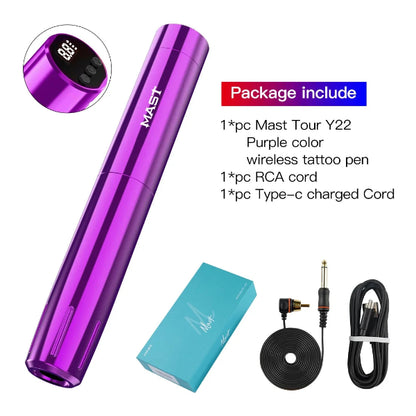 Mast Tour Nano Y22 Wireless Machine Pen - PMU, Numbing Cream & Beauty Products to Canada | USA | Australia | Austria | Denmark | UK | France | Germany | Ireland | Italy | Netherlands | New Zealand...
